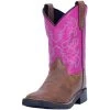 Dan Post Kid's Tan And Pink Punky Square Toe Boots -Ariat Store 01 DPC3979 BN108 big 98076dce d80d 4efa acf5 7ed13dfac0d5