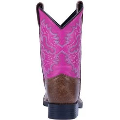 Dan Post Kid's Tan And Pink Punky Square Toe Boots -Ariat Store 01 DPC3979 BN108 big a964b5ff 23b4 4ce7 9924 bc4554912ef3