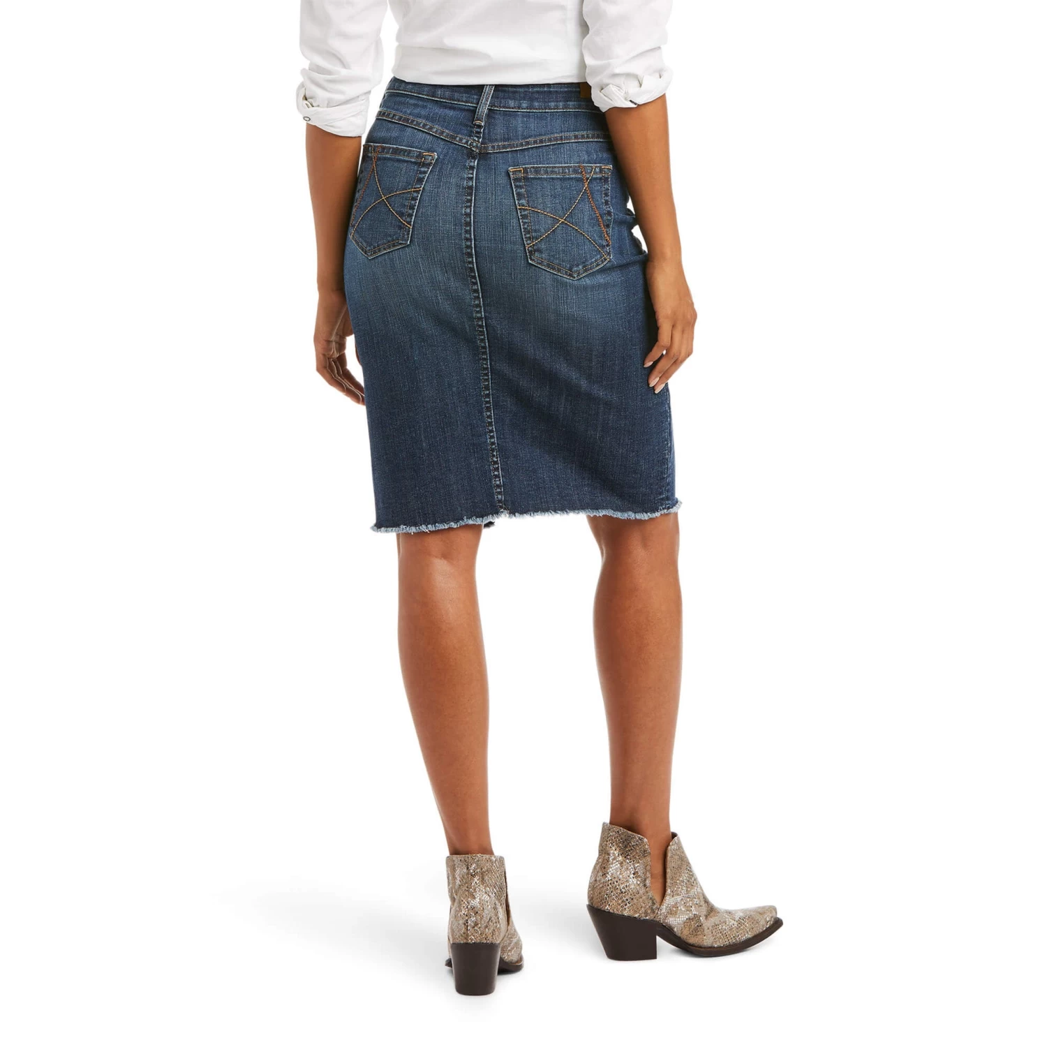 Ariat Women's Goldie Denim Skirt 6 Ariat Women's Goldie Denim Skirt - Image 4