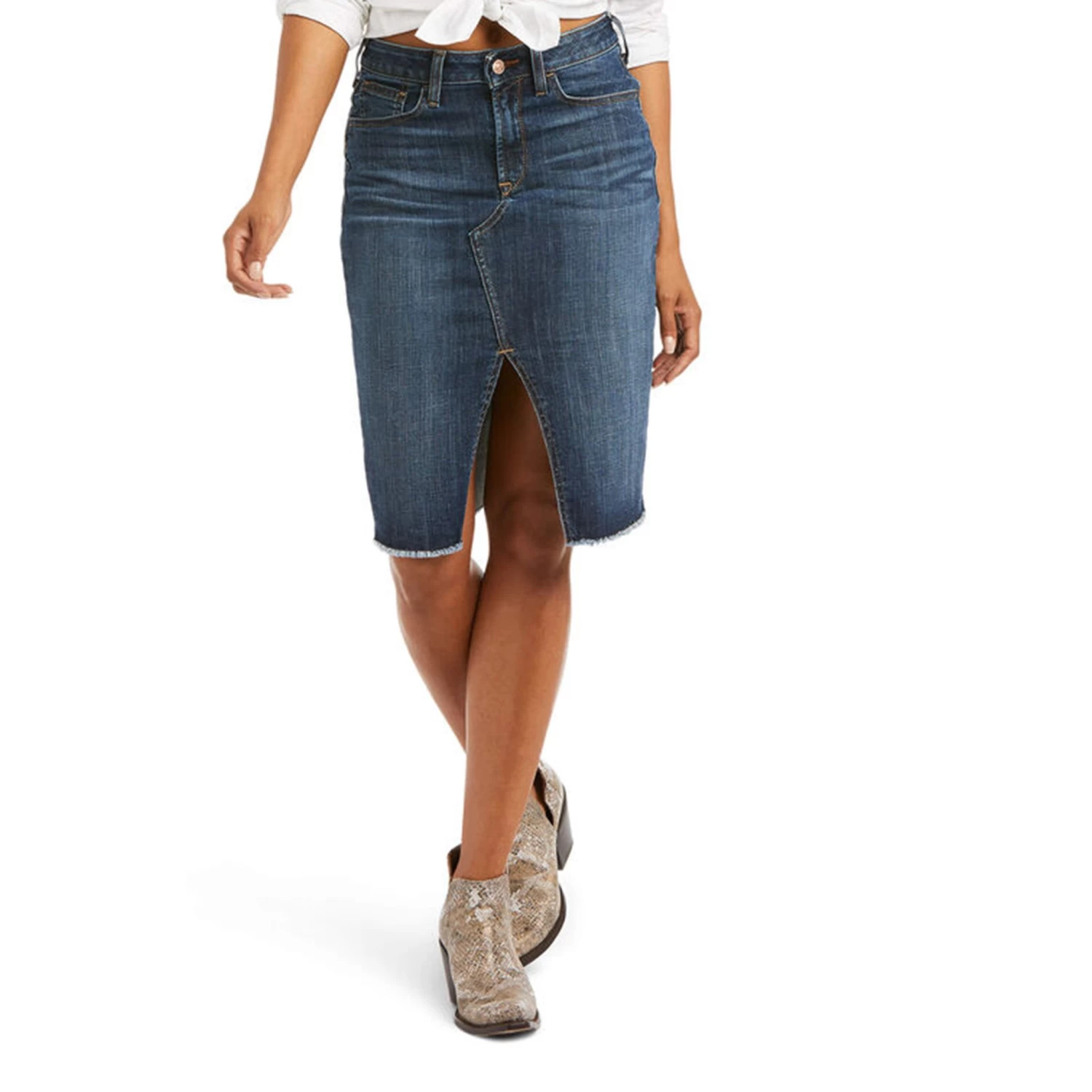 Ariat Women's Goldie Denim Skirt 3 Ariat Women's Goldie Denim Skirt