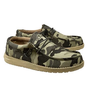 Heydude Hey Dude Men's Wally Canvas Camo Shoe 4 Heydude Hey Dude Men's Wally Canvas Camo Shoe - Image 2