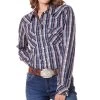 Wrangler Navy & Red Plaid Shirt