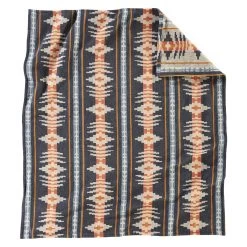 Pendleton Trail Ridge Navy Throw Set 7 Pendleton Trail Ridge Navy Throw Set -Ariat Store 117411 pendleton throw set cotton ridge front
