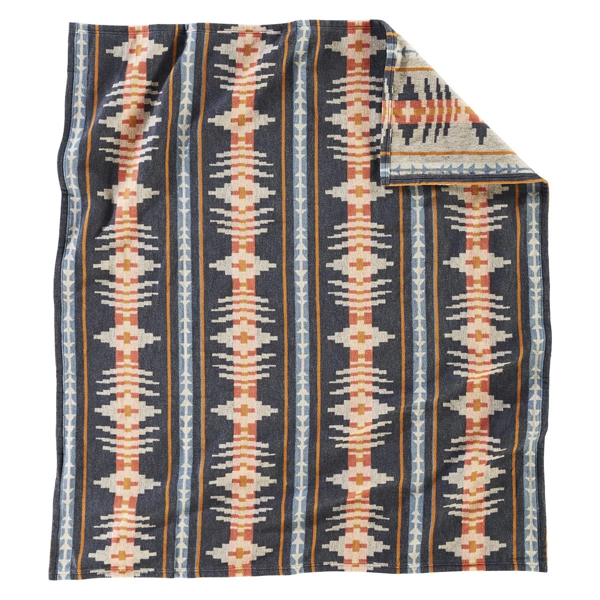 Pendleton Trail Ridge Navy Throw Set 5 Pendleton Trail Ridge Navy Throw Set - Image 3