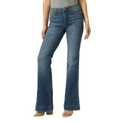 Wrangler Women's Shelby High-Rise Trouser Jeans -Ariat Store 11MPESY BF01 SWBB PRD