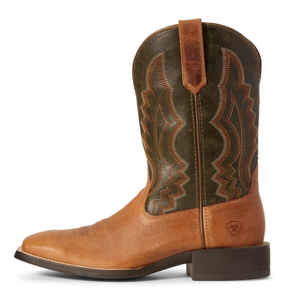 Ariat Men's Sassy Bravo Brown Sport Riggin Square Toe Boot 7 Ariat Men's Sassy Bravo Brown Sport Riggin Square Toe Boot - Image 5