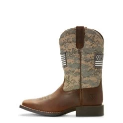 Ariat Kid's Sage And Brown Camo Patriot Square Toe Boot 11 Ariat Kid's Sage And Brown Camo Patriot Square Toe Boot -Ariat Store 1280 Qlbvy9fLaC41