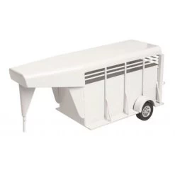Little Buster Toys White Stock Trailer -Ariat Store 200840 3
