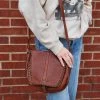 Spaghetti Western Messenger Bag W/ Studding Cognac -Ariat Store 20230213 160948