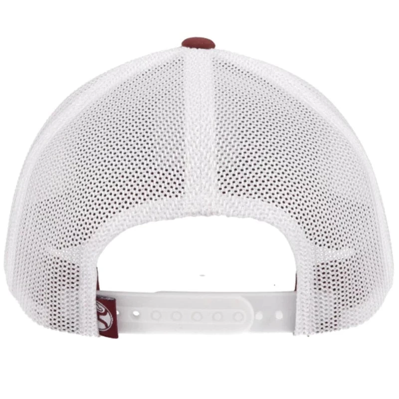 Hooey YOUTH Maroon/White Cheyenne Cap-Turqoise Cheyenne Patch 5 Hooey YOUTH Maroon/White Cheyenne Cap-Turqoise Cheyenne Patch - Image 3