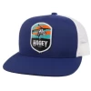 Hooey Youth High Profile Navy & White Cap-4-color Cheyenne Patch -Ariat Store 2144t