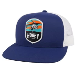 Hooey Youth High Profile Navy & White Cap-4-color Cheyenne Patch