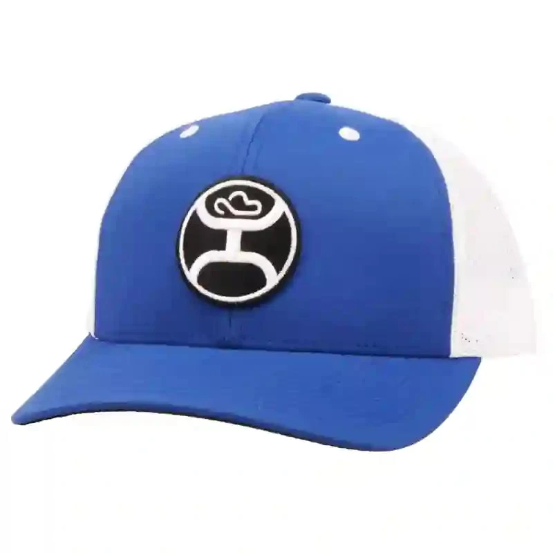 Hooey Blue/White Primo Cap-Classic Hooey Black/White Patch 3 Hooey Blue/White Primo Cap-Classic Hooey Black/White Patch