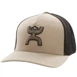 Hooey Mid Profile Tan/Brown Cap With Hooey Up Logo