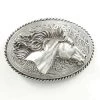 Blazin Roxx Adult Silver Horse Head Belt Buckle -Ariat Store 37012