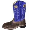 Kid's Brown Oil Distressed Blue Top Boots -Ariat Store 4637006779 1