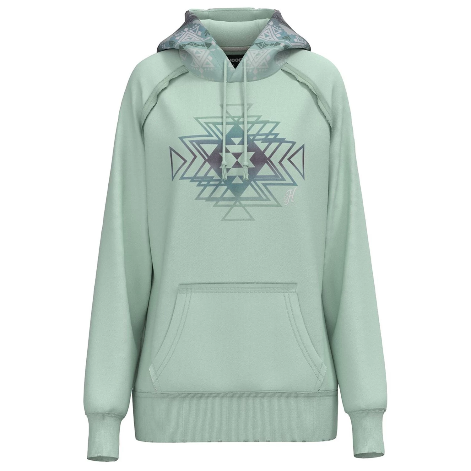 Hooey Women's Chaparral Teal Hoodie 3 Hooey Women's Chaparral Teal Hoodie