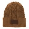 Hooey Ladies Beanie Tan With Brown Leather Patch -Ariat Store 67953296 1 66077