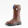 Comfortable Waterproof Steel Toe Work Boot 2 Comfortable Waterproof Steel Toe Work Boot -Ariat Store 813945 OAK 3