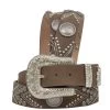 Women's Brown Arrow Studded Concho Belt -Ariat Store 992 dbaa2a7e ed74 4e7f ba2e b0c4c66610a9
