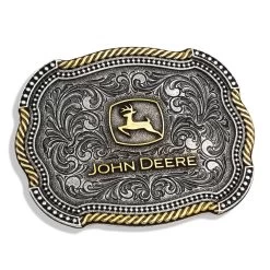 Montana Silversmiths Montana Silver John Deere Scalloped Belt Buckle