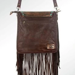 American Darling Cactus Tooled With Fringe Purse 13 American Darling Cactus Tooled With Fringe Purse -Ariat Store ADBG396a