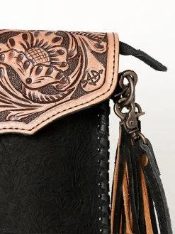 American Darling Black Tooled Bag -Ariat Store ADBGD113 C