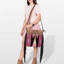 American Darling Hot Pink Aztec Print Bag -Ariat Store ADBGZ228D