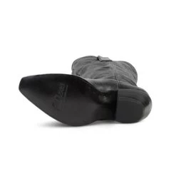 Allen Boots "Cassidy" Black Tall Soft Leather Pointed Toe Boot -Ariat Store AL10098e