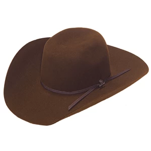 Ariat 6X Chocolate Punchy Crown Hat 3 Ariat 6X Chocolate Punchy Crown Hat