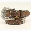 Ariat Girl's Brown Cross Fashion Belt 1 Ariat Girl's Brown Cross Fashion Belt -Ariat Store Ariat Girls Fashion Belt prdcode 66576 s a1302802