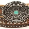 Ariat Women's Brown Distressed Belt With Nailheads -Ariat Store Ariat Ladies Distressed Belt with Nailheads prod 68051 l A1529002
