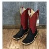 Anderson Bean Black And Red Boar Hide Boots -Ariat Store BLACK FRONT eb8f9e92 ff24 443d bf2e 3f76990a8795