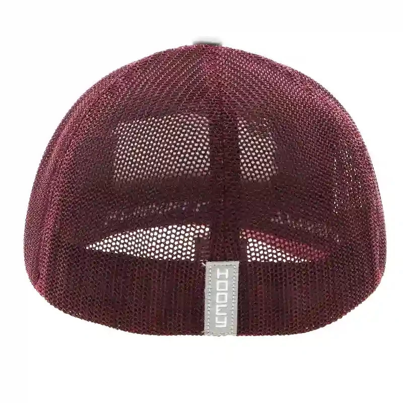 Hooey YOUTH Maroon/Grey Cap-Cactus Rope Patch 5 Hooey YOUTH Maroon/Grey Cap-Cactus Rope Patch - Image 3