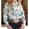 Girl's Bronc Pearl Snap Long Sleeve -Ariat Store CTW3370012