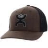 Hooey Brown & Black Logo Cap -Ariat Store Coach Brown Black Flexfit 2212Brbk S 1 05758