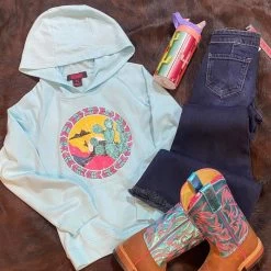 Rock & Roll Cowgirl Southwest Cactus Hoodie -Ariat Store FB IMG 1662050927805