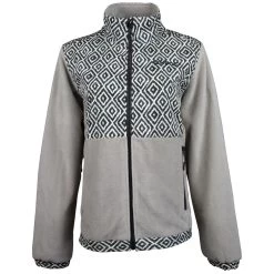 Hooey Women's Tan And Black Fleece Jacket