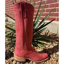 Olathe Cherry Red Buffamonte Boots -Ariat Store IMG 2624