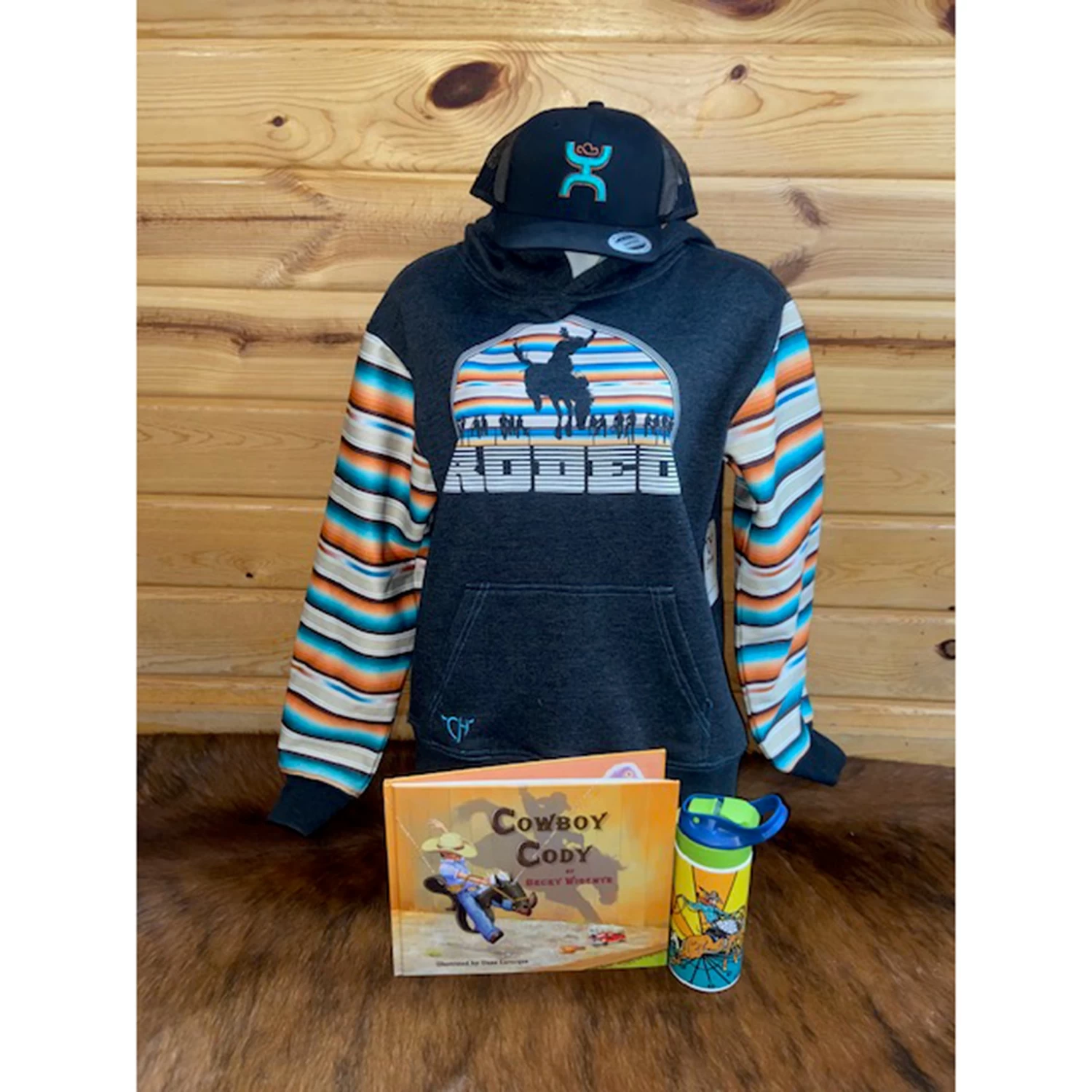 COWBOY HARDWARE Girl's Serape Rodeo Hoodie 3 COWBOY HARDWARE Girl's Serape Rodeo Hoodie
