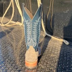 Anderson Bean Women's Grey & Regal Blue Waxy Kudu Boots -Ariat Store IMG 6017