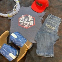 Red, White And Rope Kid's Tee