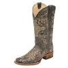 Corral Women's Circle G Brown Vintage Square Toe Boots -Ariat Store L5078
