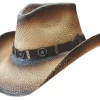 Dallas Hats -Logan- Tea Stained With Texas Star Accented Hatband -Ariat Store Logan RESIZED 1