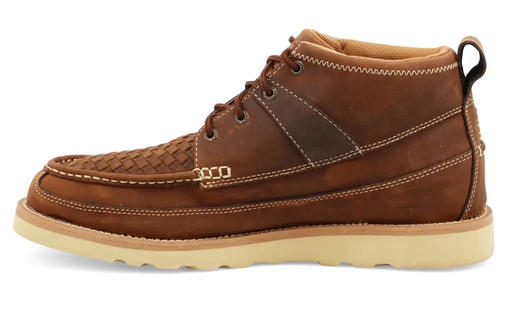 Twisted X Men's Oil Brown Weave Casual 4 Twisted X Men's Oil Brown Weave Casual - Image 2