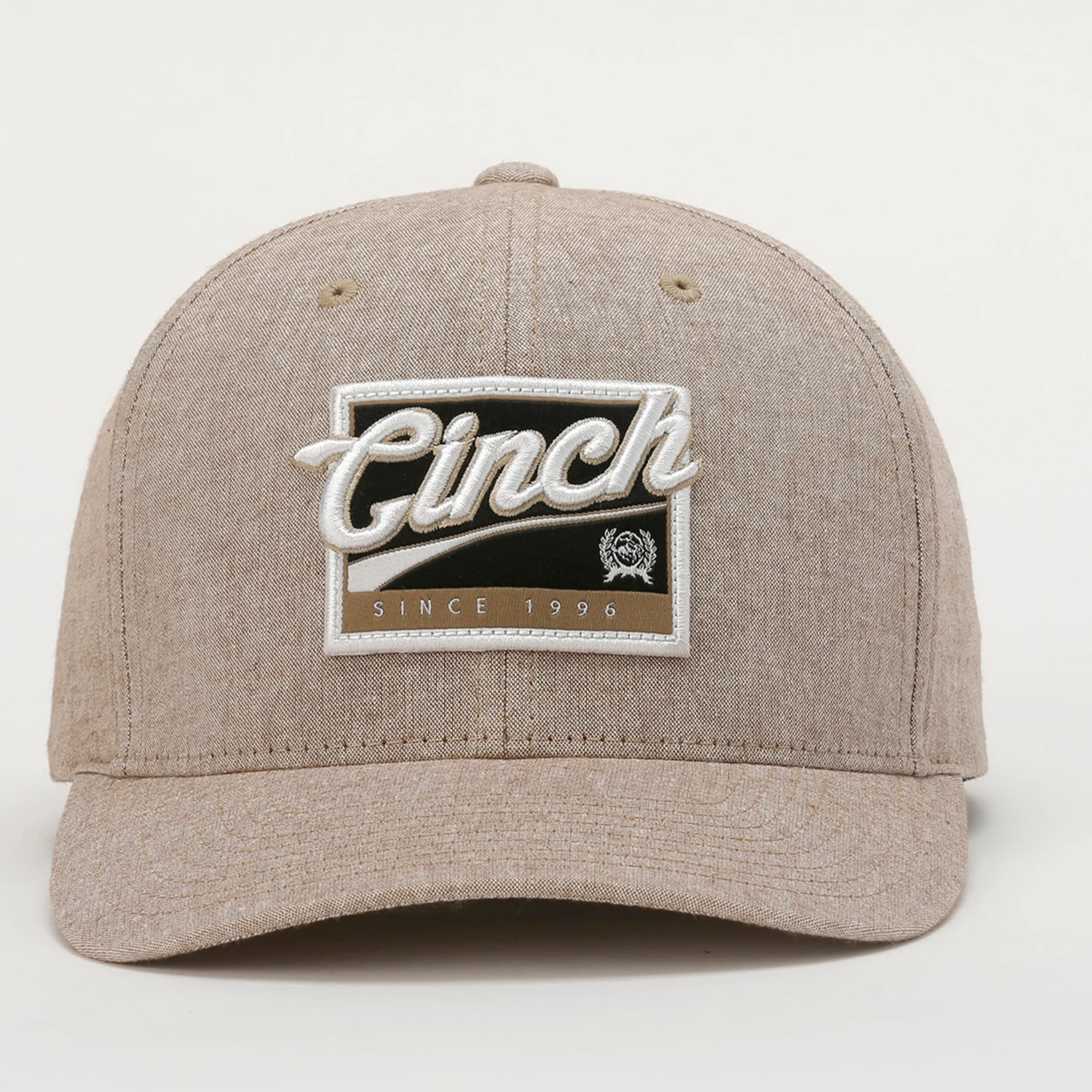 Men's Cinch Baseball Cap-Heathered Khaki 3 Men's Cinch Baseball Cap-Heathered Khaki