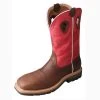 Twisted X Men's Red Composite Square Toe Waterproof Boot -Ariat Store MLCS010 MLCCW01