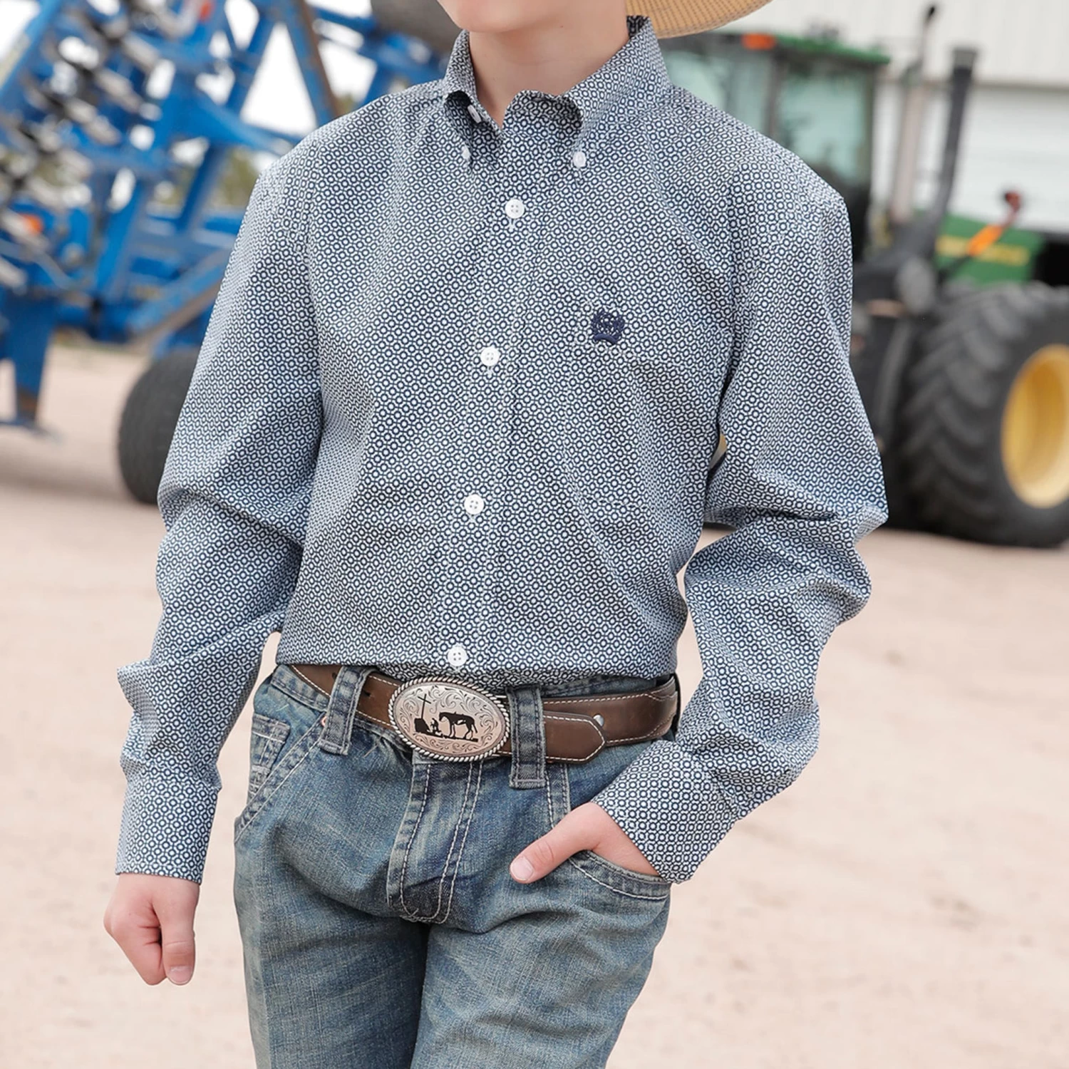 Cinch Boys Long Sleeve Button Down Shirt 3 Cinch Boys Long Sleeve Button Down Shirt