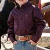 Infant Cinch Purple Long Sleeve Button Down -Ariat Store MTW7062299