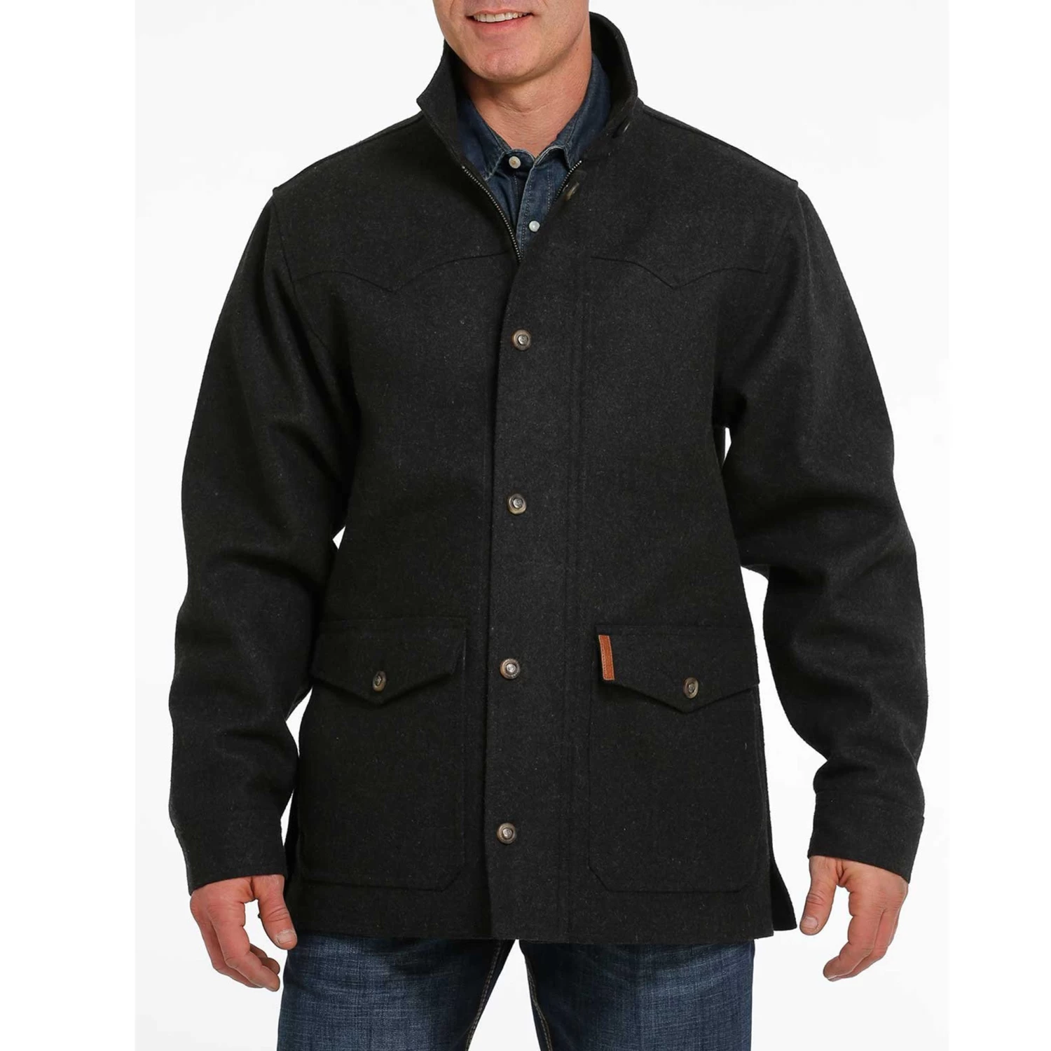 Cinch Men's Charcoal Ranch Coat 3 Cinch Men's Charcoal Ranch Coat